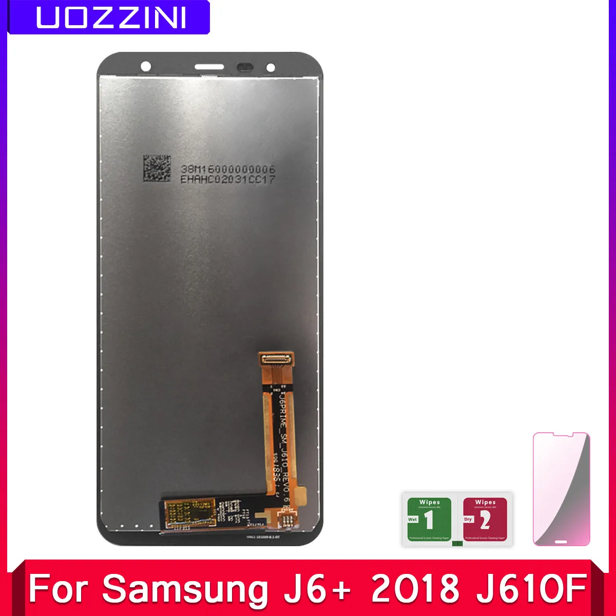 ЖК-экран 6 0 дюйма для Samsung Galaxy J6 + J610 J610F J610FN 2 шт. сменный Plus экран дисплея |