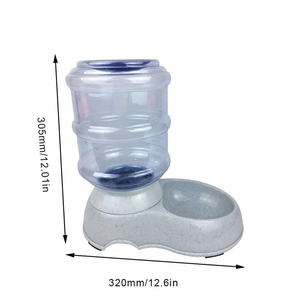 

Pet Feeder Pet Cat Dog Water Drinker Food Feeder Dish Water Bottle High Capacity Pet Automatic Dispenser
