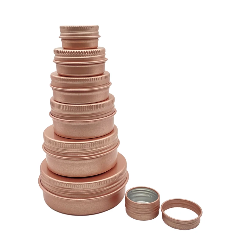 30 шт. пустой Алюминий контейнер Банки консервные банки с резьбой Топ лампы в