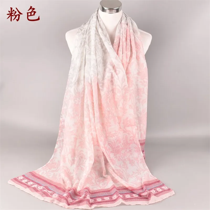 

Fashion Women Long Cotton Voile Owl Scarf Wrap Ladies Shawl Girls Large Scarves