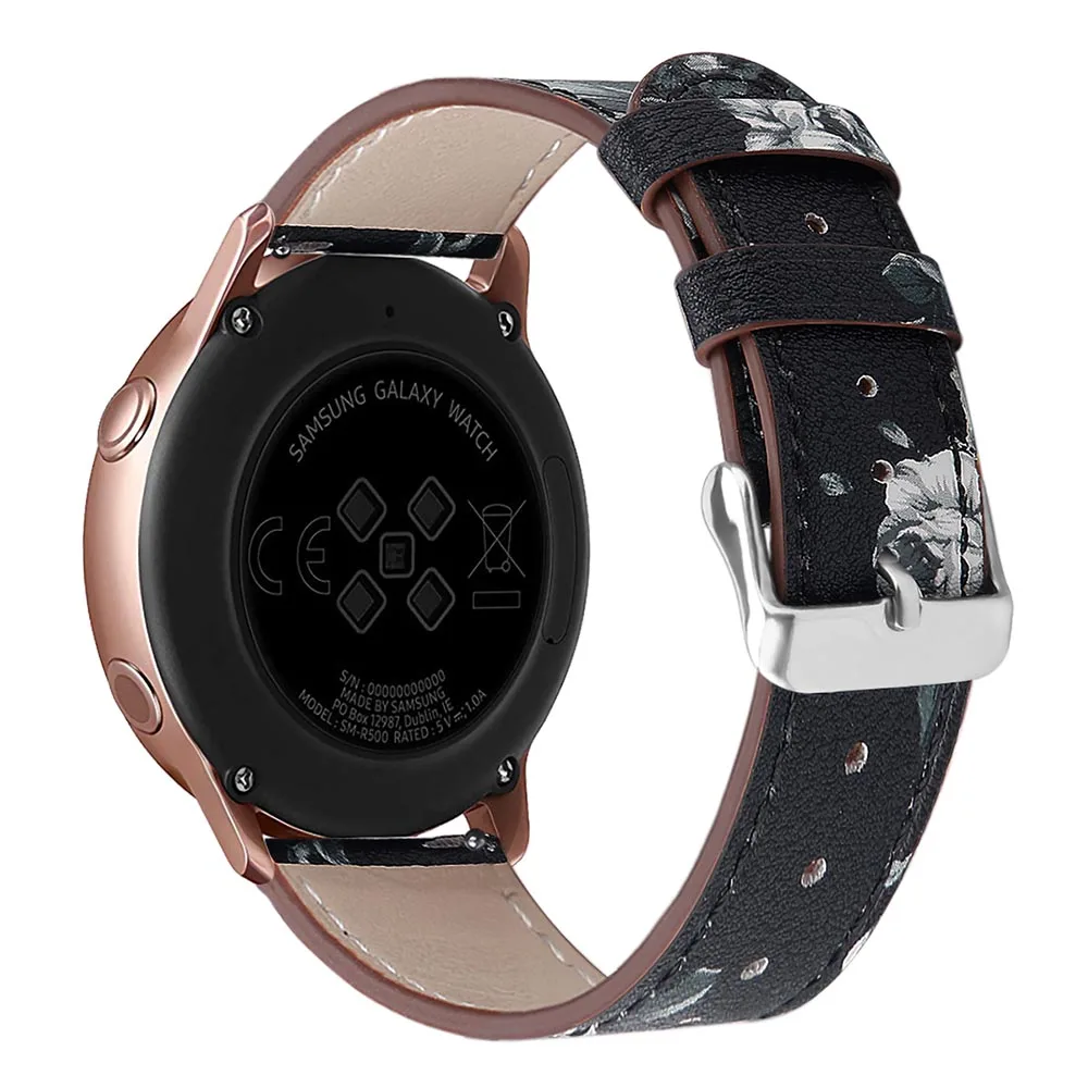 For Samsung Galaxy Watch Active (40mm) Bands Leather Strap Replacement Bucle Wrist Band for SM-R500 | Электроника