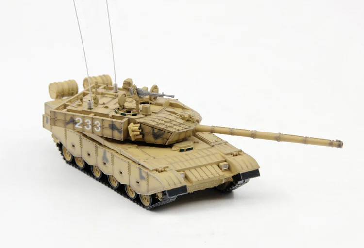 Modelo de Tanque de Batalha Principal do Exército Revestimento do Deserto o Modelo de Veículo de Liga Finalizado de Guerra Chinês 1:72 99a