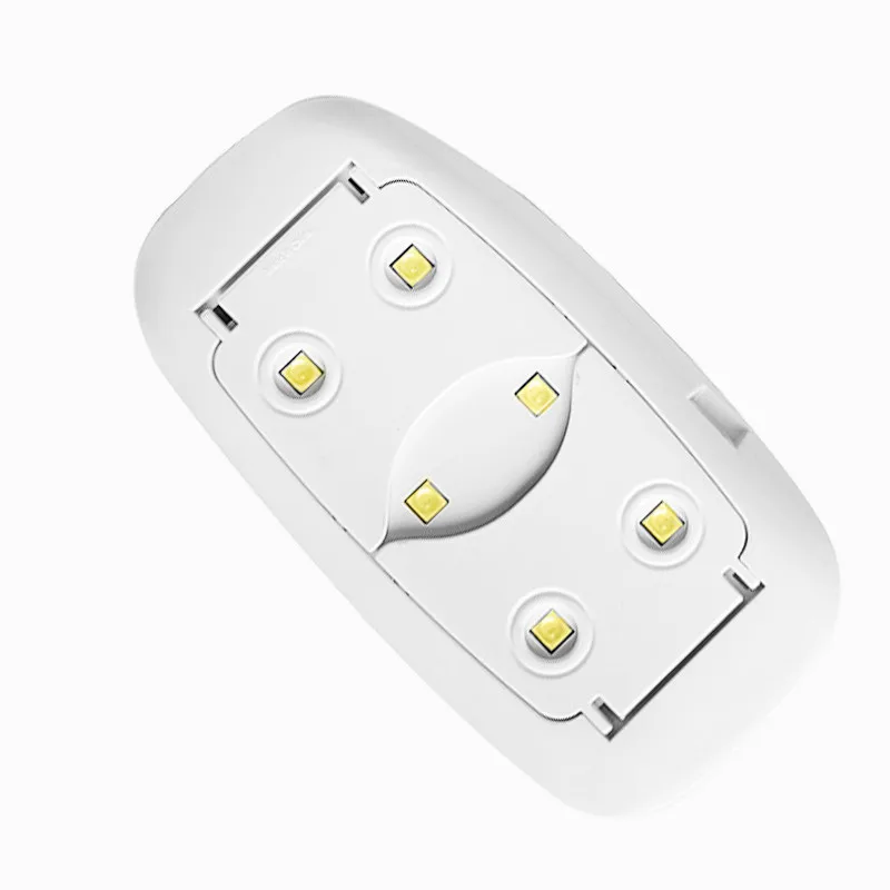 Портативная Сушилка для ногтей 2 цвета 6 Вт светодиодный УФ-ламп кабель Micro USB