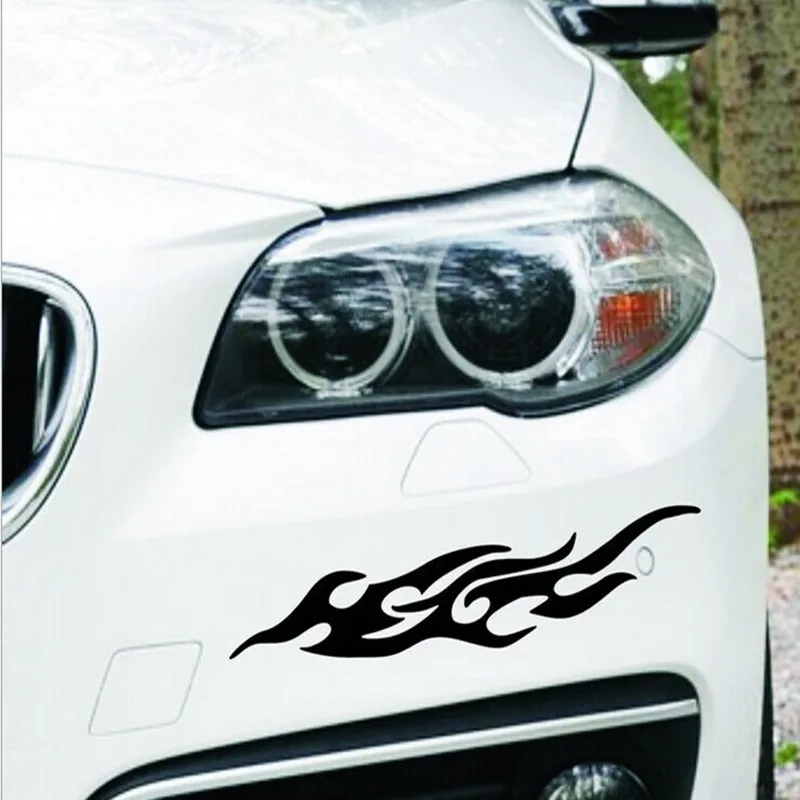 4color Car Sticker 3D Reflective Waterproof Flame Fire Door Scratch Subsidies Personalized Motorcycle Vinyl Decal - купить по