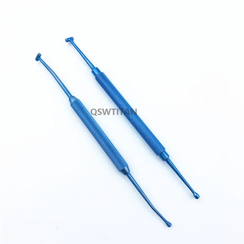 

Double-ended Titanium Scleral Depressor with pocket clip ophthalmic surgical instruments