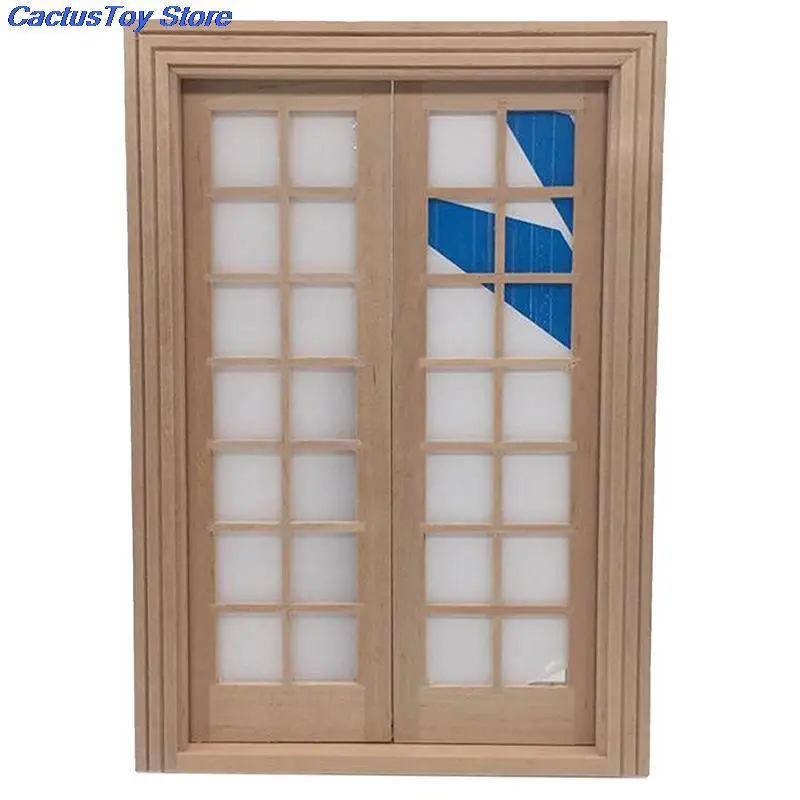 Кукольный домик из дерева 28 ячеек двухдверная мебель аксессуары для игрушек 1/12 |