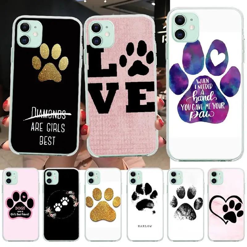 Чехол для телефона с изображением собачьей лапы лучших друзей PENGHUWAN чехол iPhone 11 pro