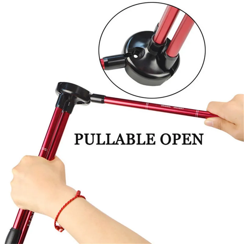 1 шт. рекурсивная подставка для лука складная на локтях алюминиевый сплав длинный