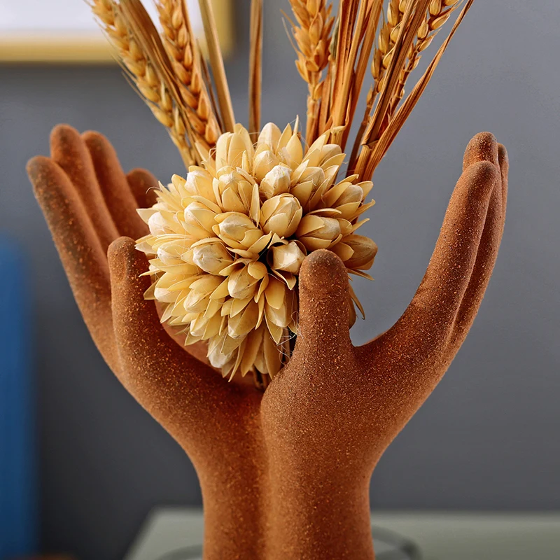 

Crack craft creative peacock vase bottom anti slip home ornaments living room wine cabinet holding flowers ornaments