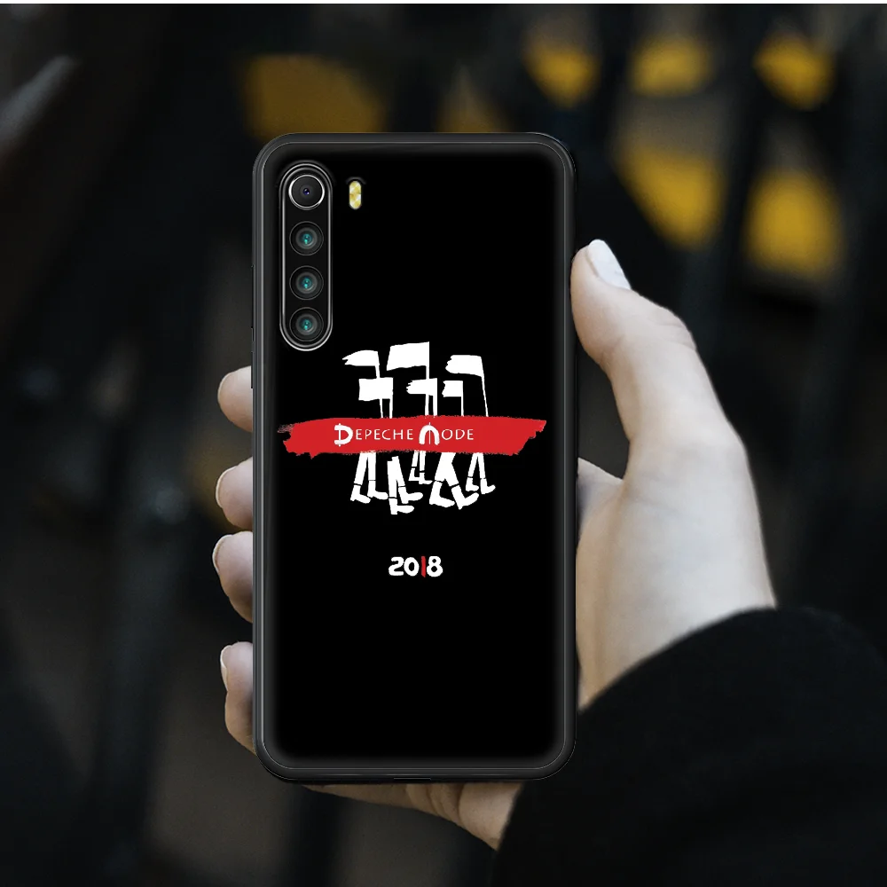 

Depeches band Mode Phone Case cover For xiaomi Redmi note 4 5 6 7 8 A T X Plus Pro black waterproof tpu cover fashion prime