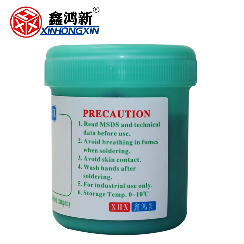 XHX QY-309Bi низкотемпературная SMT Бессвинцовая паяльная паста 500g Sn42Bi58 | Инструменты