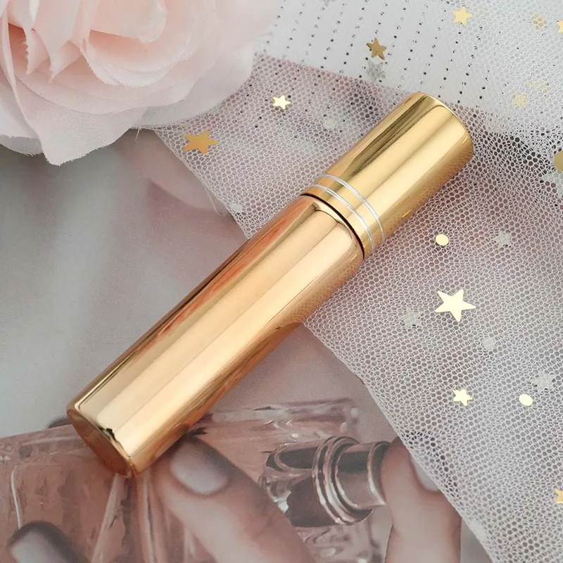 

1Pcs 10ml Portable Mini Perfume Glass Bottle Travel Aluminum Spray Atomizer Empty Metal Parfume Atomiser Sprayer