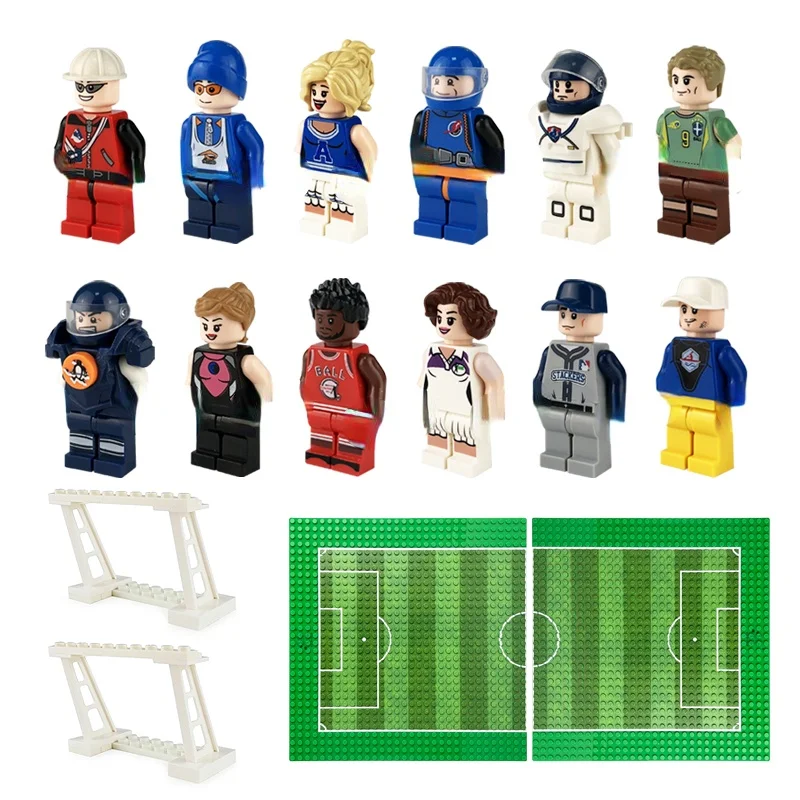 New 381pcs World Cup Soccer Stadium Football Player National Team Building Blocks Sets Education Kid Toys for Children Gifts | Игрушки и