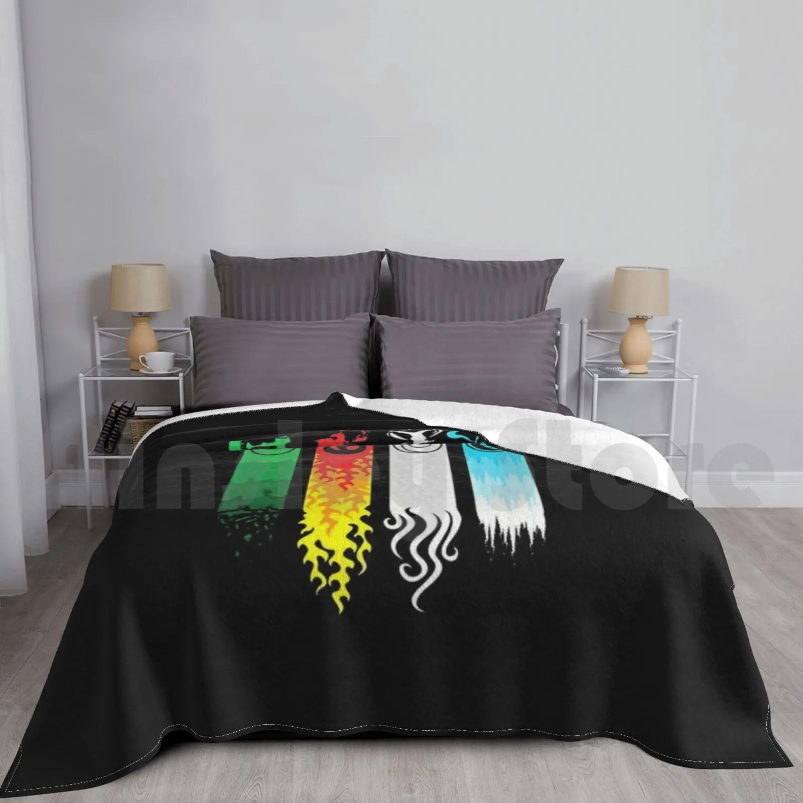 

Bending Blanket Fashion Custom Southern Water Tribe The Last Airbender The Jasmine Dragon Tea House With Prince