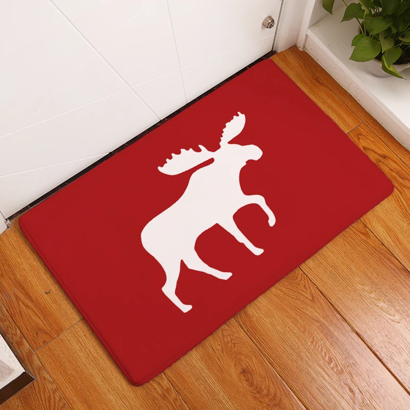 Коврик с мультяшным принтом коврик для входной двери гостиной коровьим рисунком