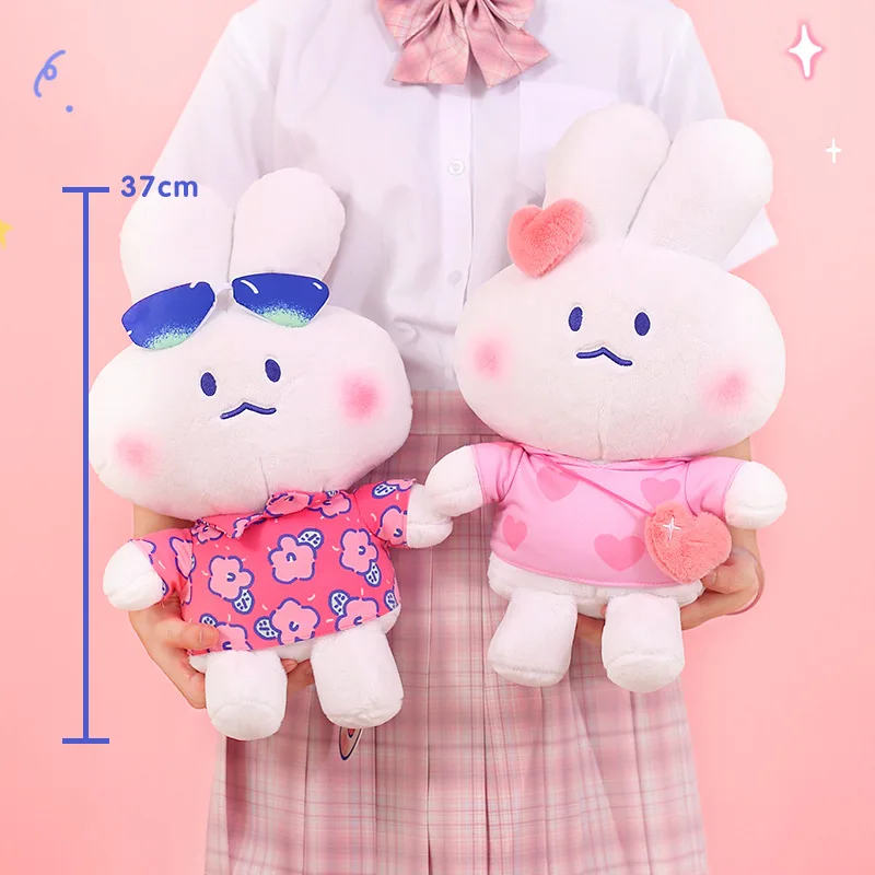 

2021 New Mongmong Rabbit Plush Toy Stuffed Rabbit Animal Plush Doll Soft Sleeping Pillow Birthday Gift For Children