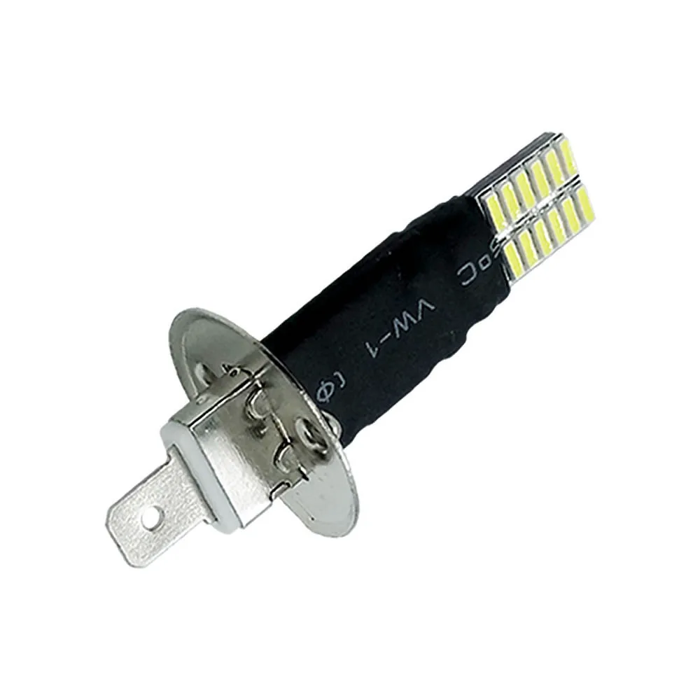 Фото Автомобильные противотуманные фары 3528 SMD /24 4014, 2 шт., светодиодсветодиодный лампы указателя поворота белого цвета, 12 В постоянного тока, дневные ходовые огни для автомобилей №4