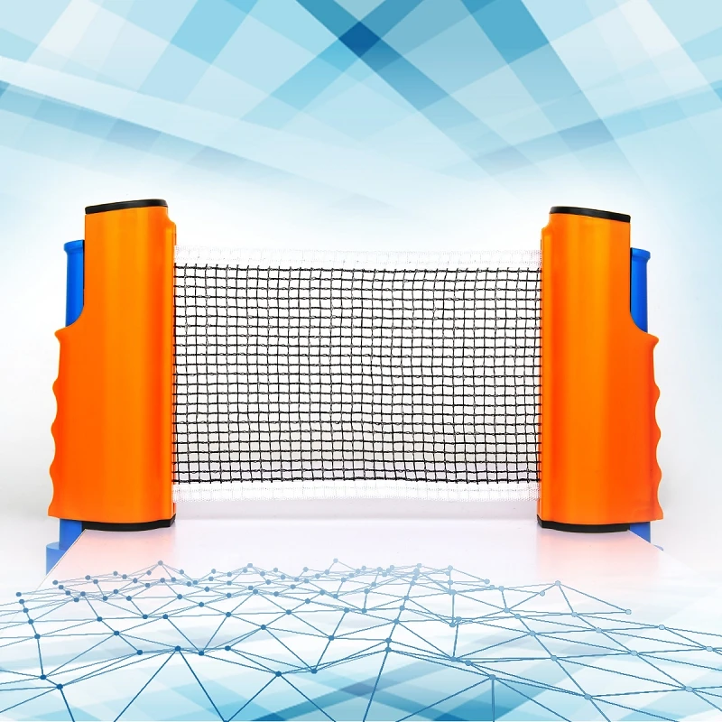 

Portable Anywhere Retractable Table Tennis Net Can Extended to 170cm 4 Colors to Choose Ping Pong Post Net Rack For Any Tables