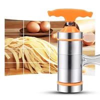stainless steel noodle maker manual pasta machine with 7 press molds for ravioli spaghetti lasagna1