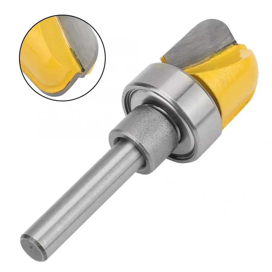 Фрезерный резак по дереву диаметром 1/4 &quotхвостовик 3/4&quot Чаша и лоток шаблонный