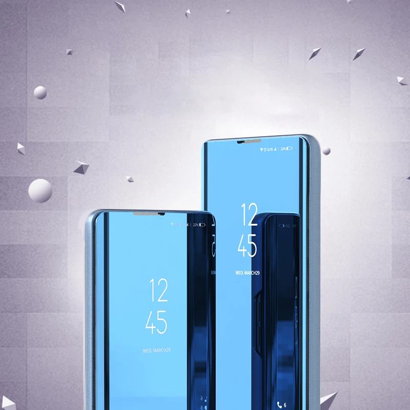 Для huawei Коврики 20 10 Pro P Smart четкое зеркало заднего вида 360 с подставкой откидной крышкой сенсорный чехол P20 Pro lite чехол