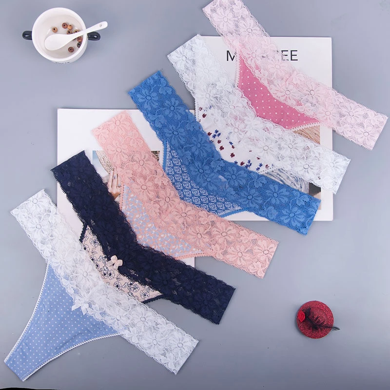 

Christmas gift Cotton Snowflakes white Women's Sexy Thongs G-string Underwear Panties Briefs For Ladies T-back 3pcs/lot zhx13