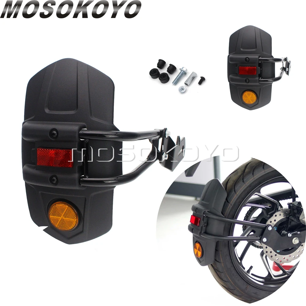 

Motor Rear Fender Bracket Mudguards Kit w/ Reflector For Honda NC700 NC750X NC750D CB1300 CB400 CBR650 CB500X CRF1000 CBR1000RR