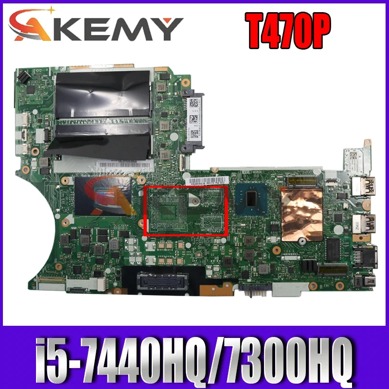 

Материнская плата для ноутбука Thinkpad T470P i5-7440HQ i5-7300HQ, встроенная видеокарта. FRU 01YR874 01HW878 01HW882 01YR897