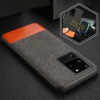 canvas leather magnetic case for samsung galaxy s20 ultra s20 fe s8 s9 s10 plus note 20 10 8 a50 a51 a71 a40 a41 a30 a20 a20e