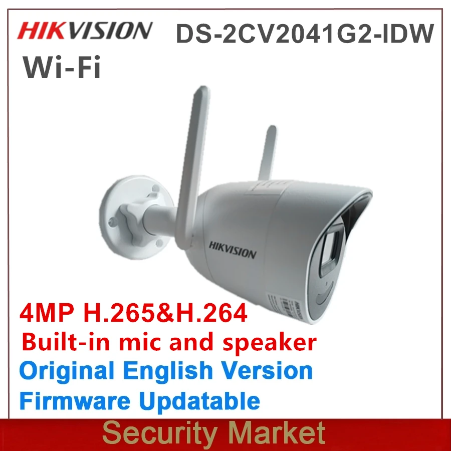 Оригинальная английская камера Hikvision DS-2CV2041G2-IDW замена детской 4 МП Wi-Fi