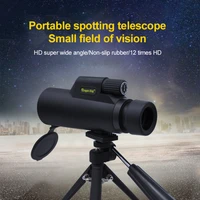 42x10 professional monocular telescope powerful camping hunting equipment hd zoom night visions portable tourism space telescope