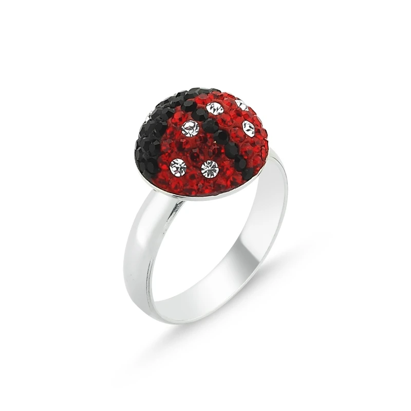 

Silverlina Silver Zircon Stone Ring