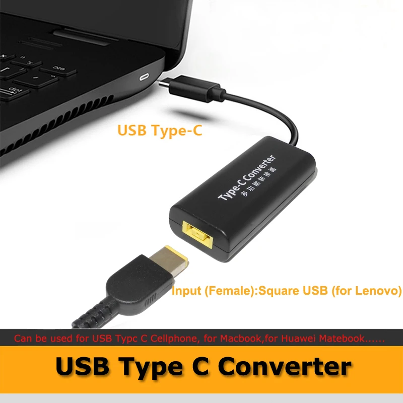 Адаптер переходник с разъемом USB Type C для Lenovo Dell Hp Asus 20 в 2 25 А|Компьютерные кабели и