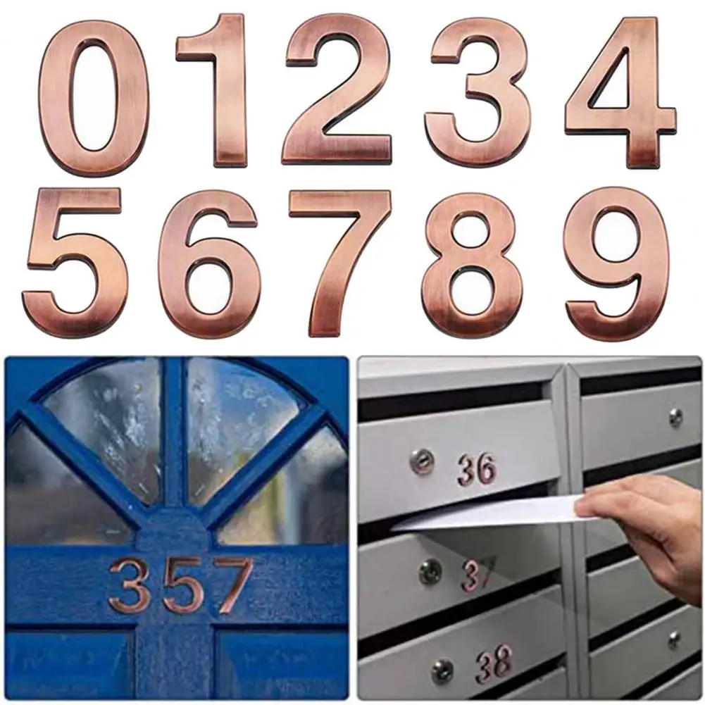 Номера для почтового ящика самоклеящиеся дверей и домов 10 шт./компл. | Автомобили