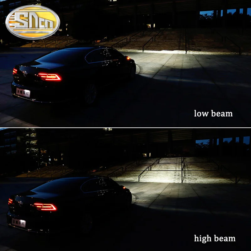 SNCN автомобильный Стайлинг светодиодная фара в сборе для Volkswagen Passat B8 2017 2018 2019