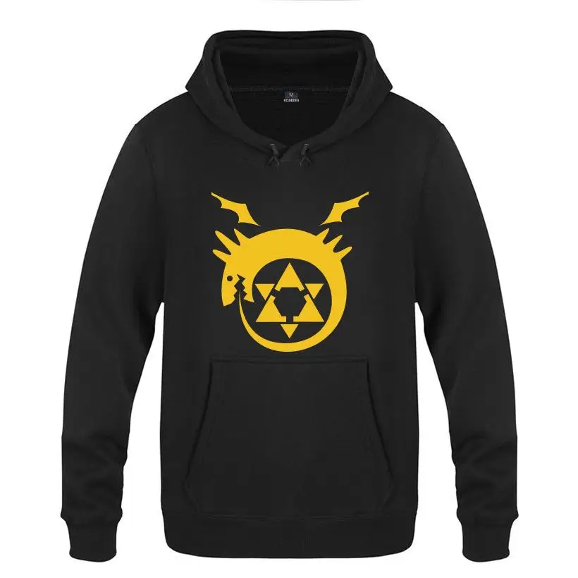 

Unisex Fullmetal Alchemist Hooded Hoodie Jacket Coat Top Cotton Sweatshirts Pullovers
