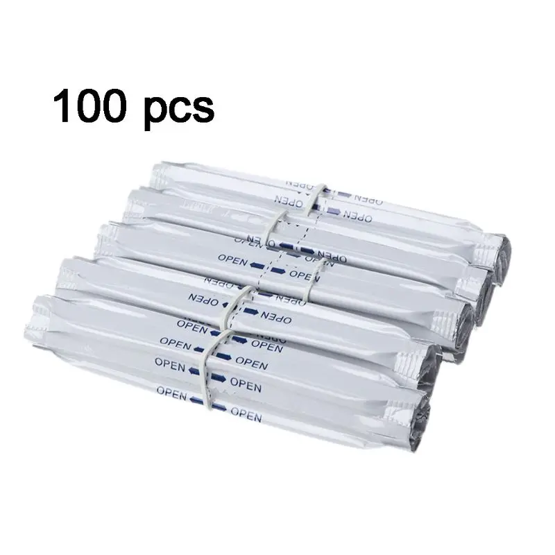 100pcs 180 шт./кор. влажные шт. пропитанная спиртом хлопковая ткань тампоны двойные палочка для очистки для технология 2,4 плюс для технология 3,0 LIL/LTN/его/GLO нагреватель - Цвет: 100pcs