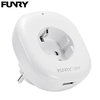 funry spp wifi smart eu plug socket power outlet with usb smart home automation app timer wifi control for androidios ac100 240