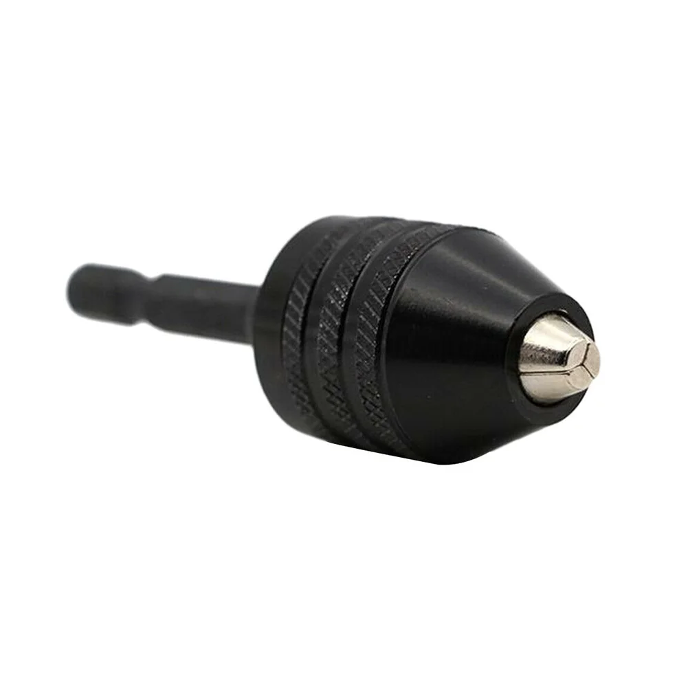

Adaptor Hex Shank Adapter 2Pcs Keyless Chuck 1/4\\\" Hexagon Shank Adapter