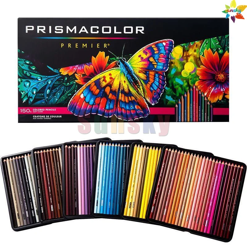 США Prismacolor Premier 150 цвет художественные рисовальные карандаши масляный карандаш 3 8