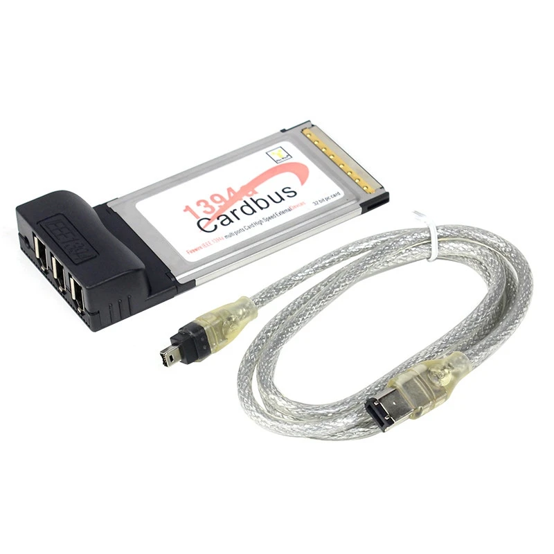 6Pin 1394A IEEE для FireWire 1394 карта CardBus 54 мм цифровой камеры PCMCIA DV видеокамеры жесткие