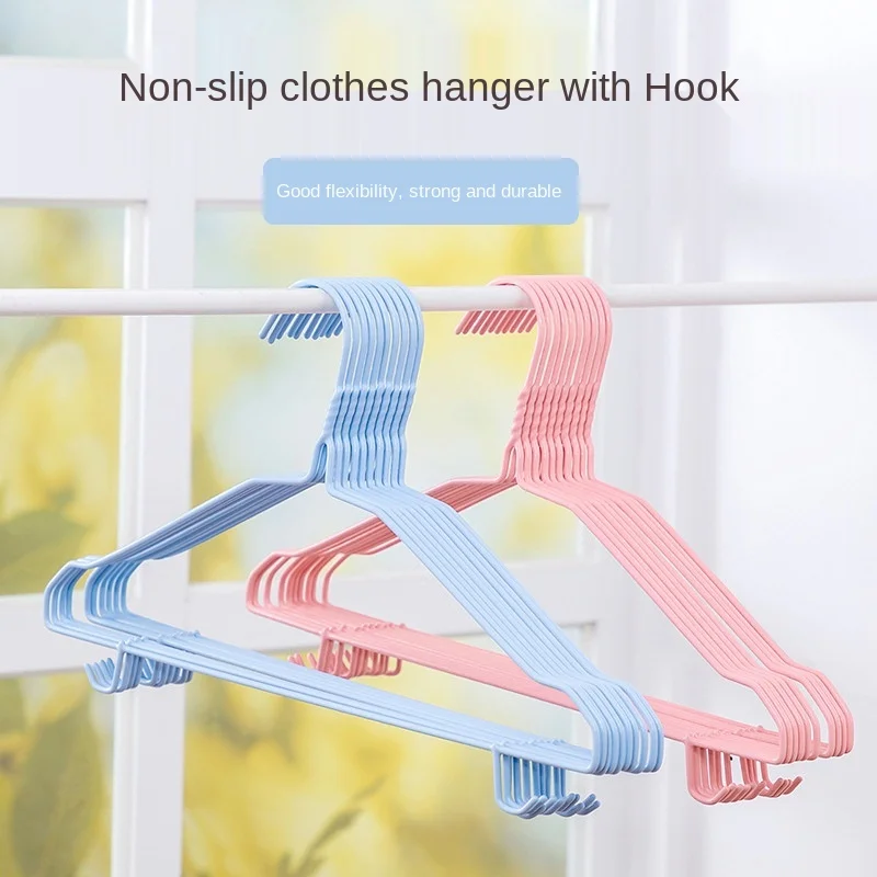 

anti-slip belt hook hanger metal clothes hanger support adult children's clothes hanger household hanger manufacturers wholesale