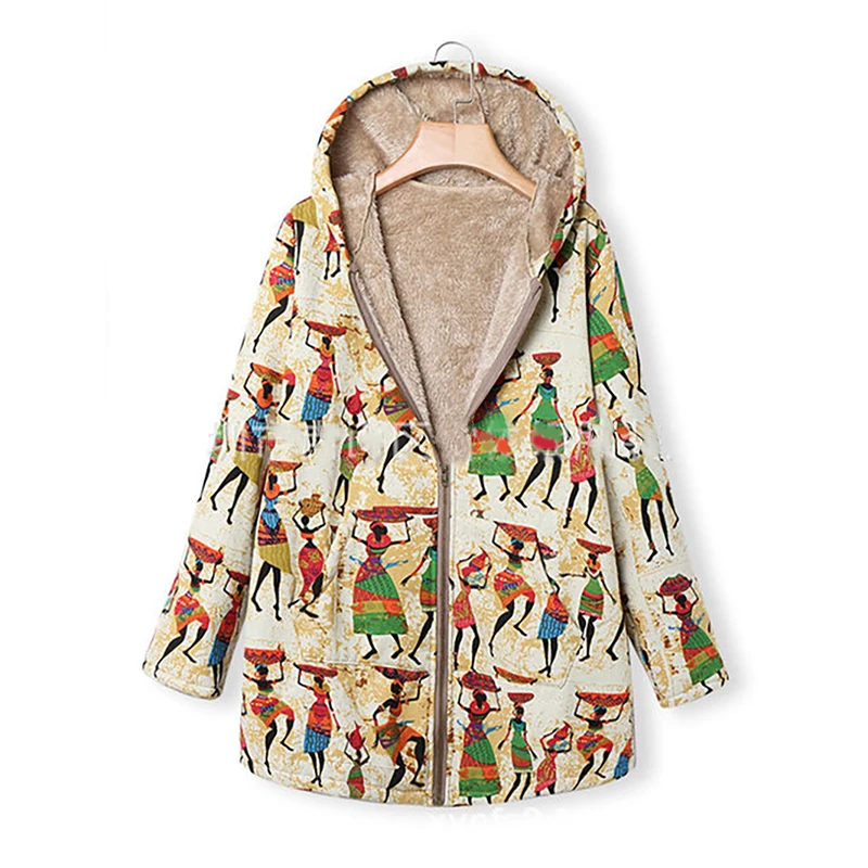 Winter Plus Size 5XL Outwear Pregnancy Clothing Coats for Pregnant Women Warm Maternity Tops Thicken Full Printed |
