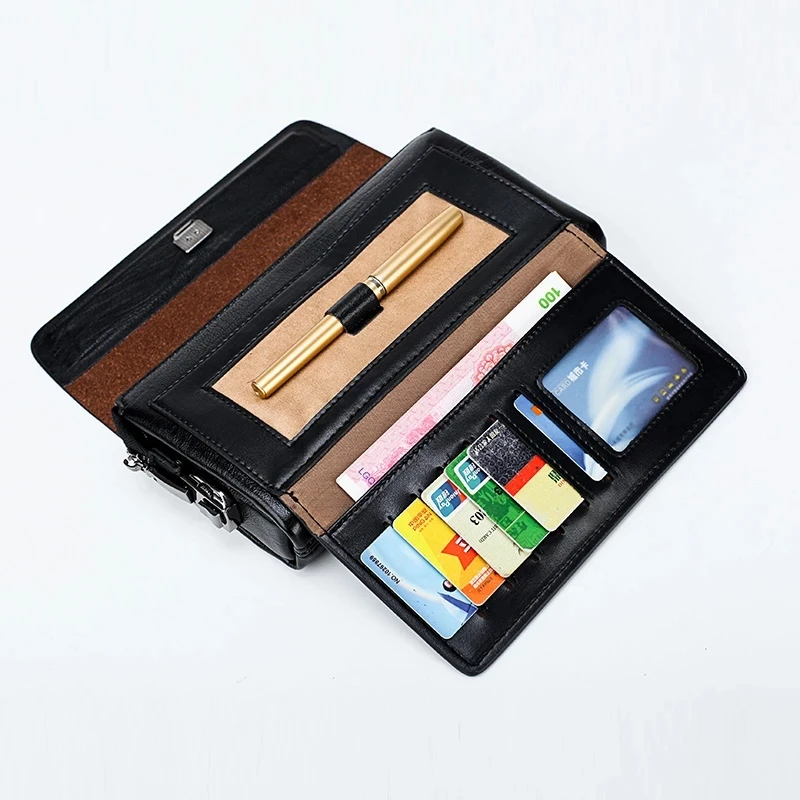 

Jeepbuluo male leather wallet, male wallet made in legitimate leather high quality handbag PU Leather Men Purse wallet