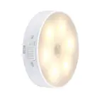 Светодиодный светильник с датчиком движения, USB, перезаряжаемый ночсветильник для кухни, шкафа, лампы для ванной, лестницы, Индукционная лампа