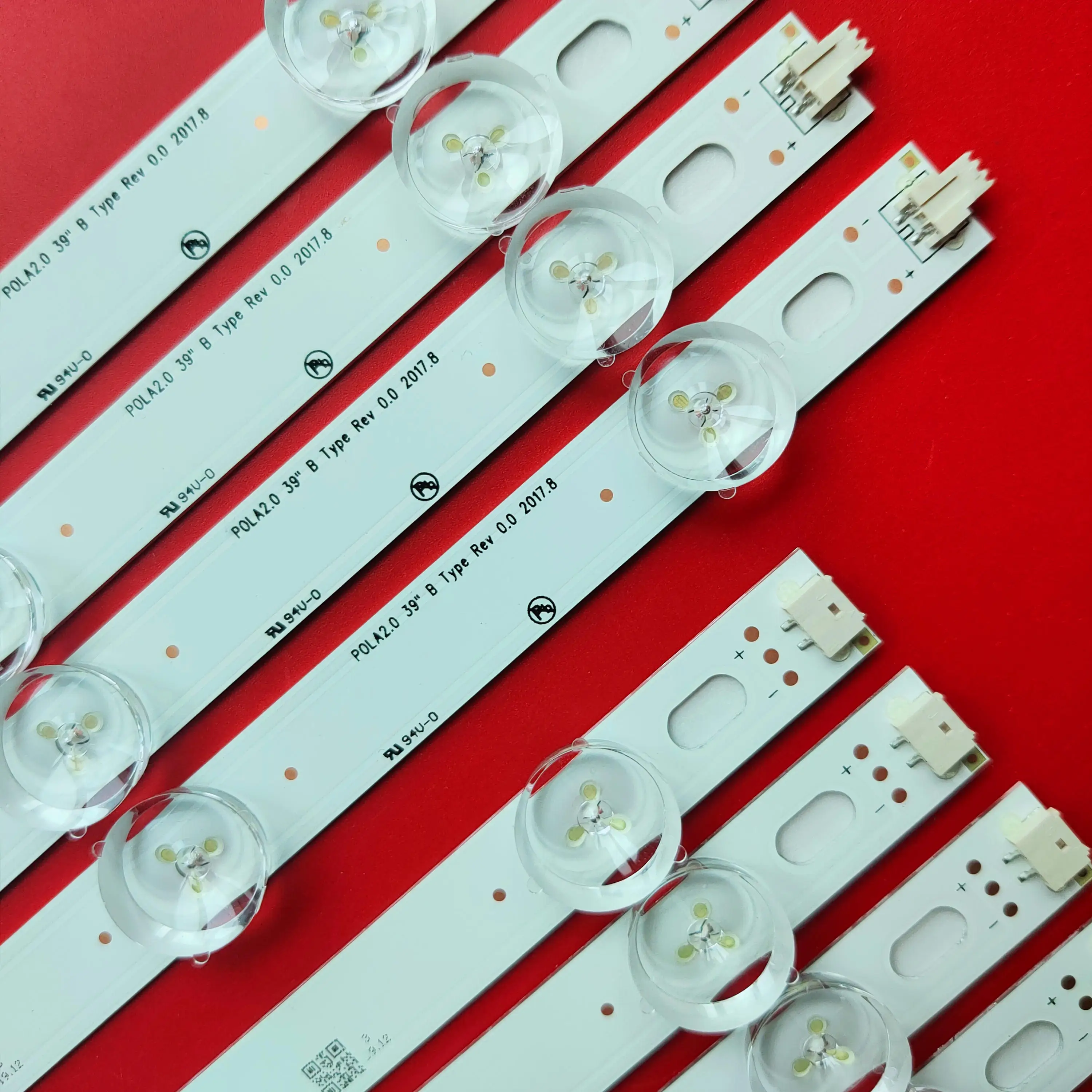 100% новый 1kit = 8 шт. (4A + 4B) светодиодный подсветка бар для ТВ HC390DUN VCFP1 21X 39LN5400 39LA6200 LG