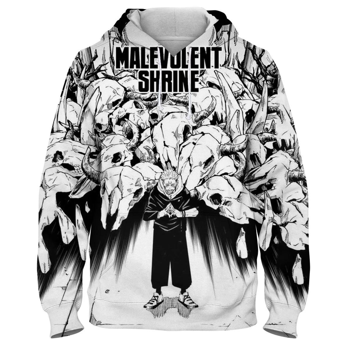 

3d Jujutsu Kaisen Anime Hoodies Cool Men's Oversized Sweatshirt Boy Long Sleeve Fleece Hoody Hot Teen Streetwear Sportswear Tops