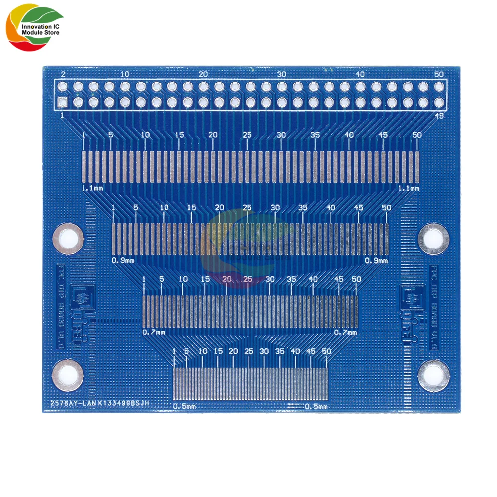 

Ziqqucu 0.5mm to 1.2mm Pin Pitch Adapter PCB FPC Board 2.0-3.5 inch TFT LCD Converter SMD to DIP Double Side PCB Board