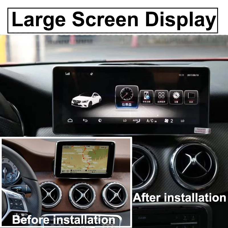 Автомобильный мультимедийный плеер Liislee NAVI для Mercedes Benz MB GLA Class X156 2014 ~ 2018 NTG