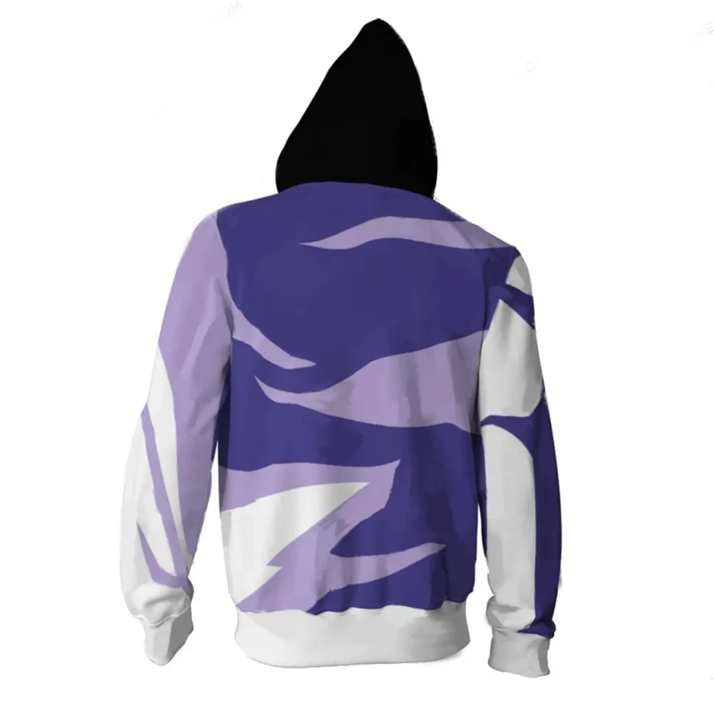 Толстовка Наруто на молнии для мужчин и женщин Узумаки Хатаке Какаши Харадзюку 3D